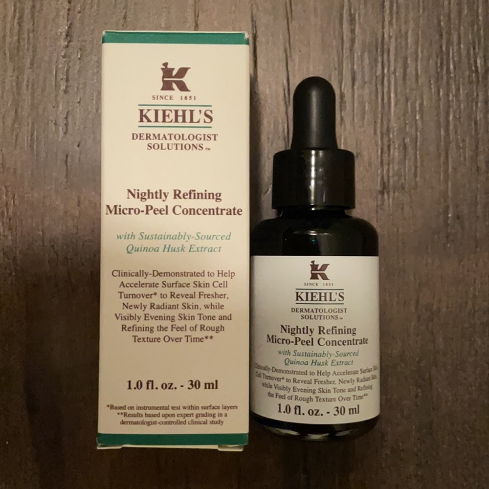 NEW Kiehl’s Nightly Refining Micro-Peel Concen…